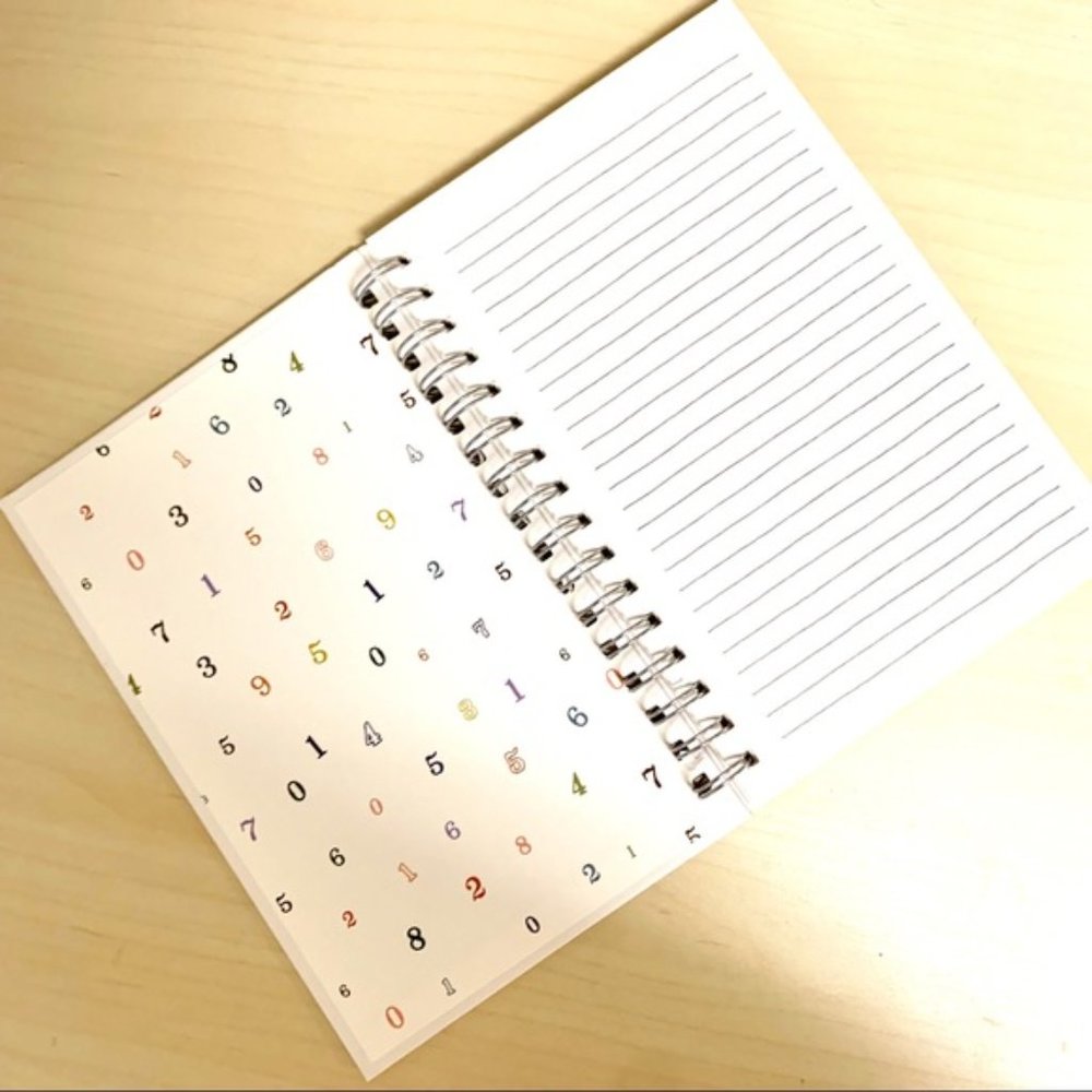 🌼Rae Dunn “FAITH HOPE LOVE” Large Spiral Notebook LL Farmhouse Journal NWT - Picture 3 of 10